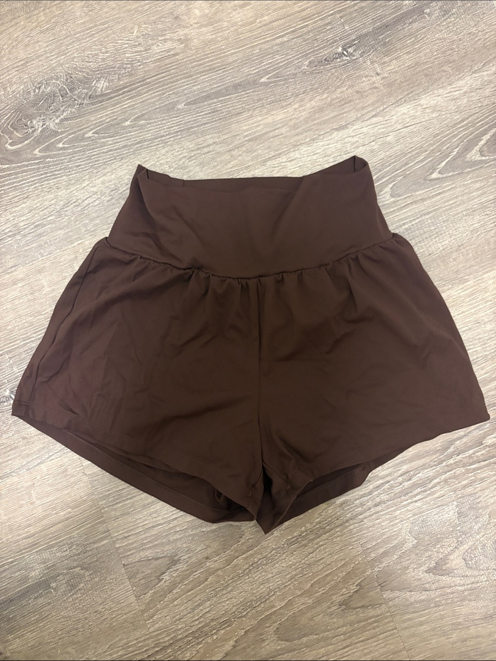 HALARA High-Waist Women's Shorts — Brown
